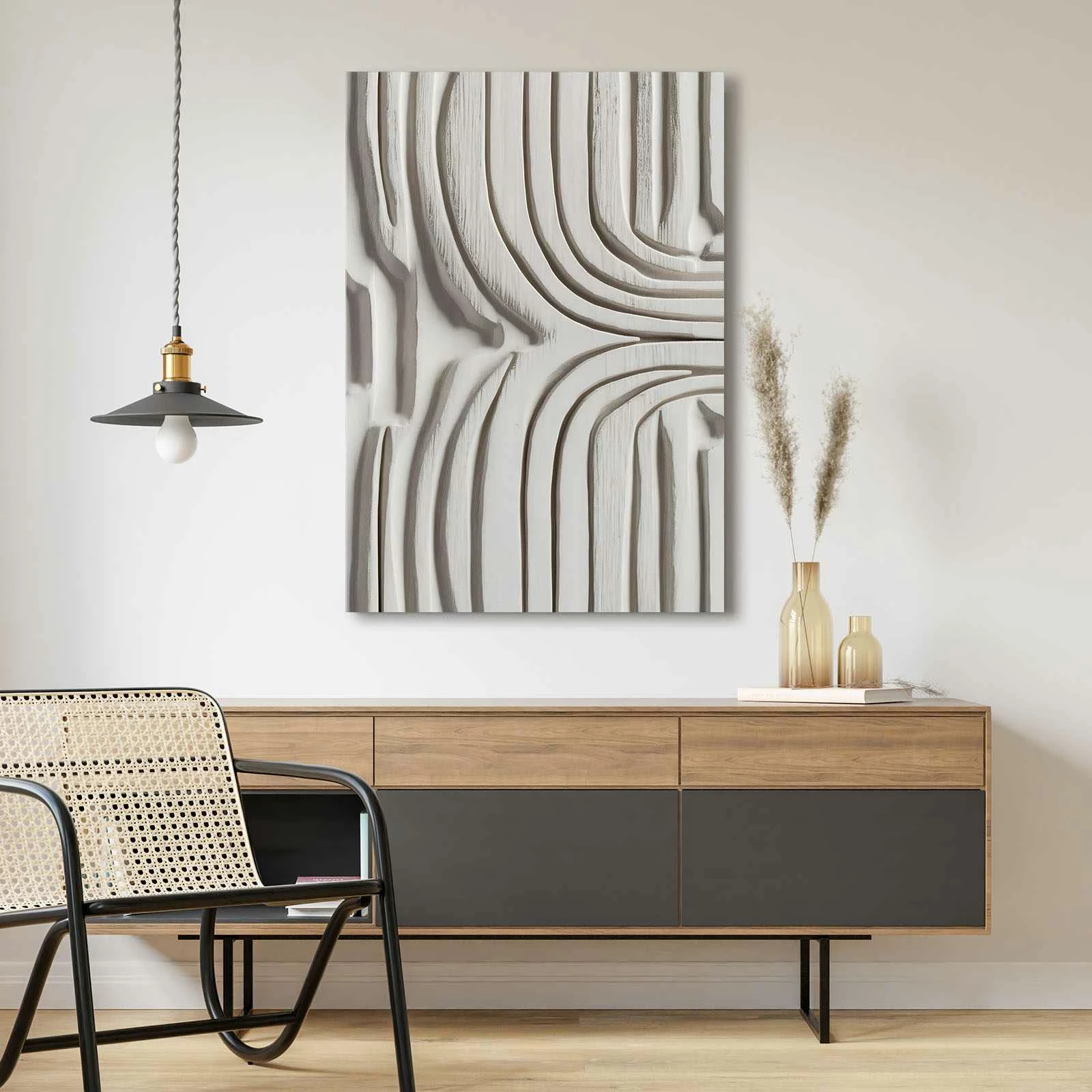 Pikturë dekorative në kanavacë, shumëngjyrëshe, Wallity, 70100Wabisabi-032, 70x100cm