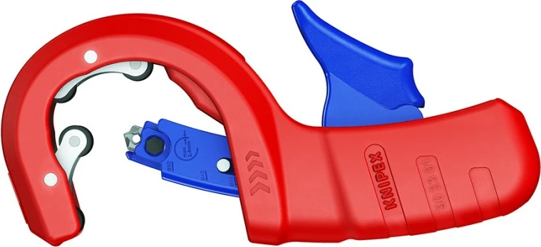 Prerëse tubash Knipex DP50, plastikë/çelik, 5 cm, kuqe/blu