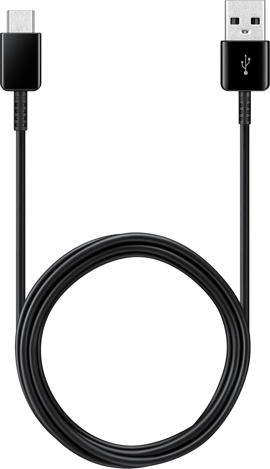 Kabllo USB C Samsung EP-DG930MBEGWW, 1.5m, 480Mbps, 5A, e zezë, set prej 2 copë