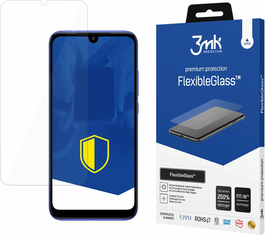 Xham mbrojtës hibrid 3mk FlexibleGlass për Xiaomi Redmi 7 Global