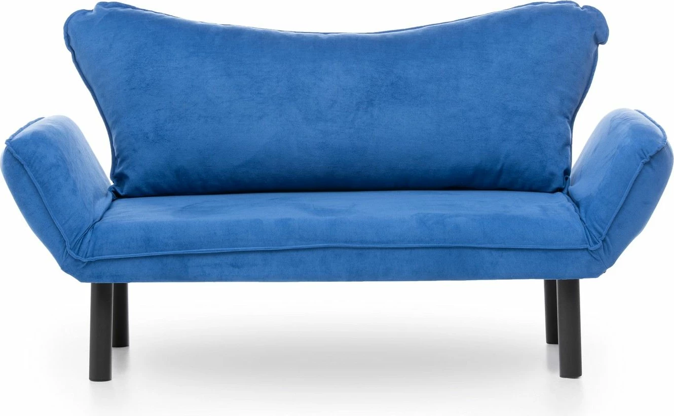 Divan-krevat dy ulëshe Atelier del Sofa, Chatto, ngjyrë kaltër