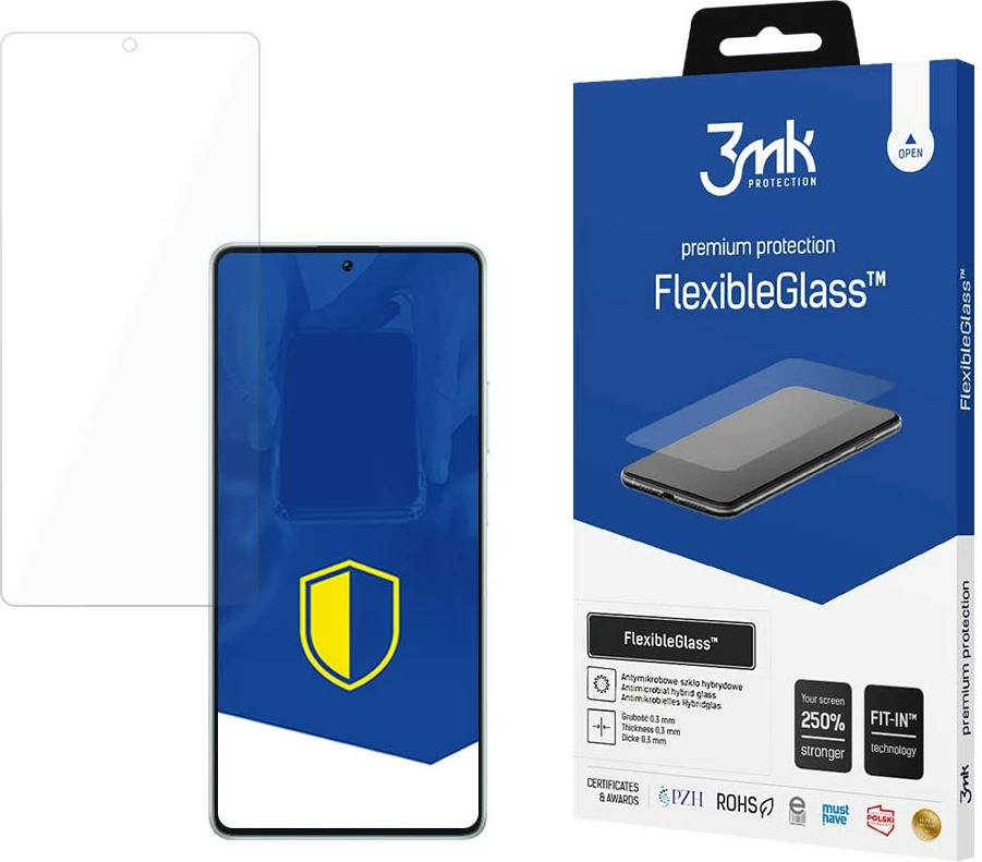 Mbrojtës ekrani FlexibleGlass 3mk për Xiaomi Poco F5, Transparent