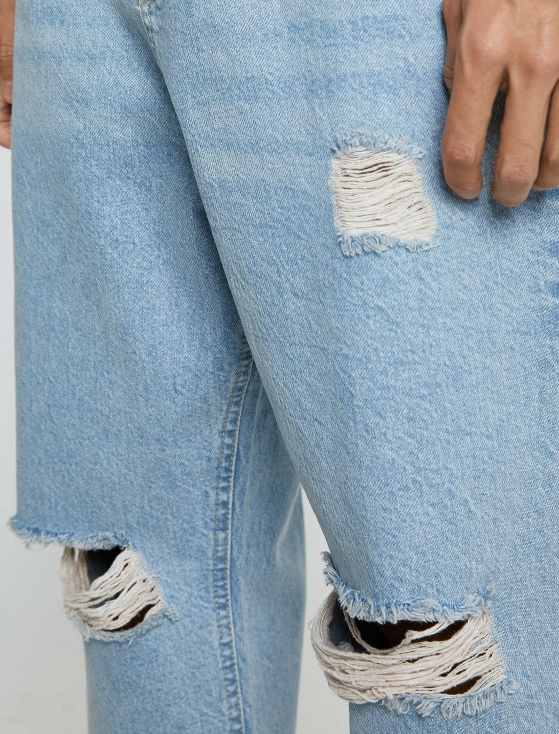 Pantallona xhins Koton për meshkuj, open indigo