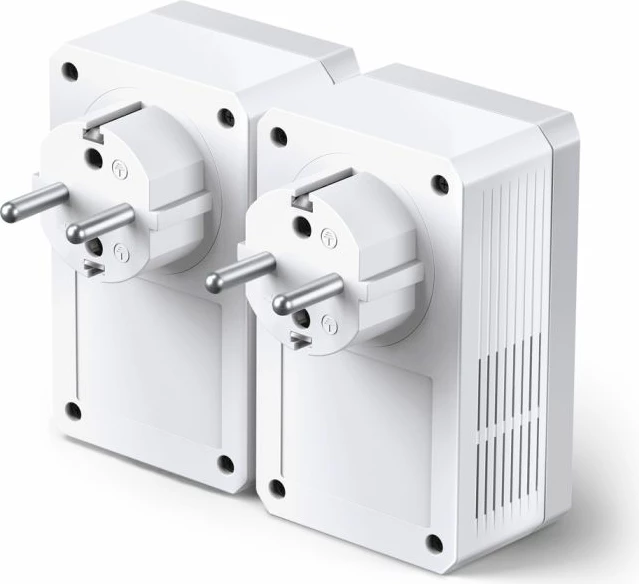 Adapter Powerline TP-LINK TL-PA4010P KIT AV600 500Mbps me prizë, i bardhë, set 2 copë