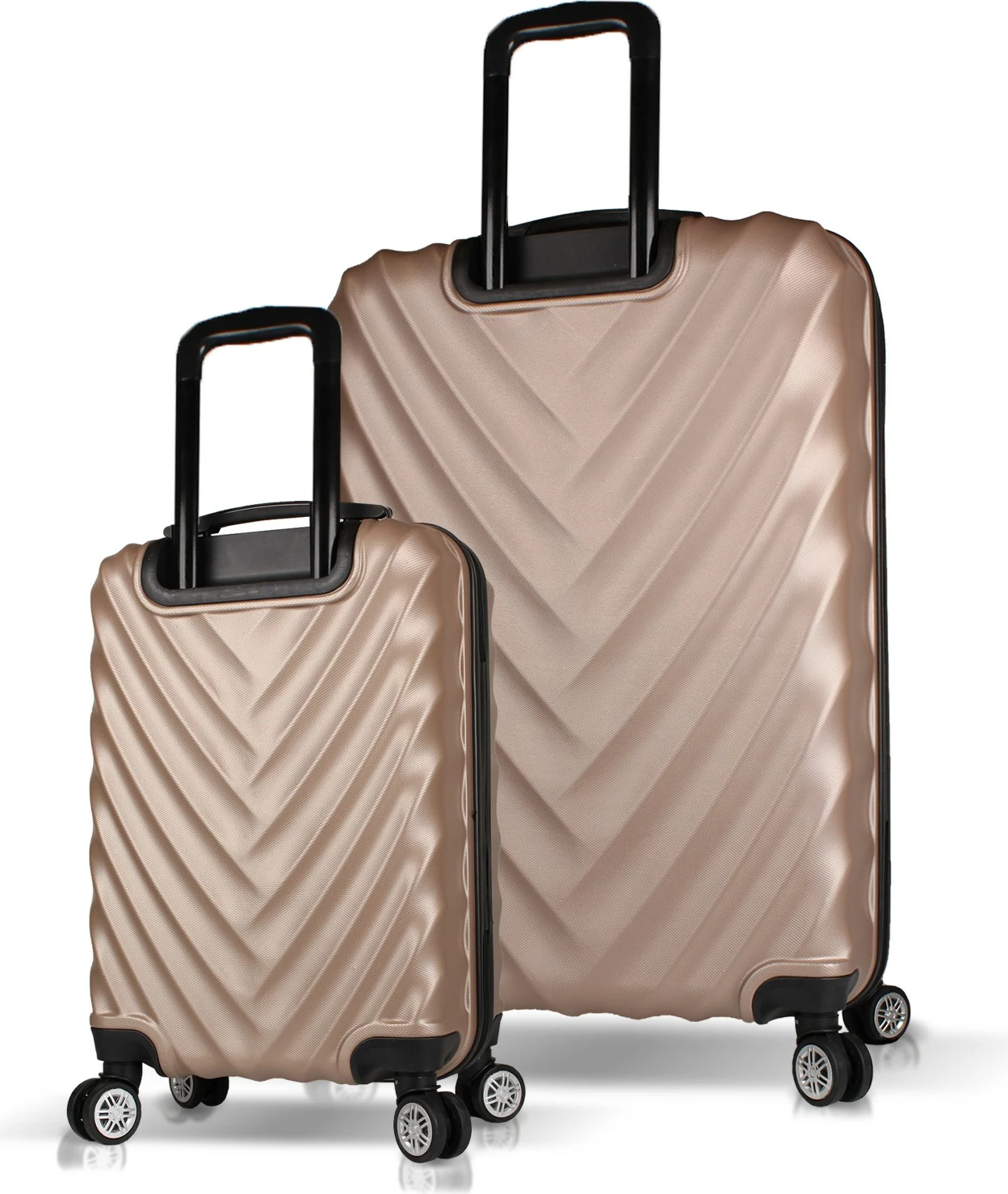 Set valixhesh (2 copë), ngjyrë ari, Zoozie Bags, 6753