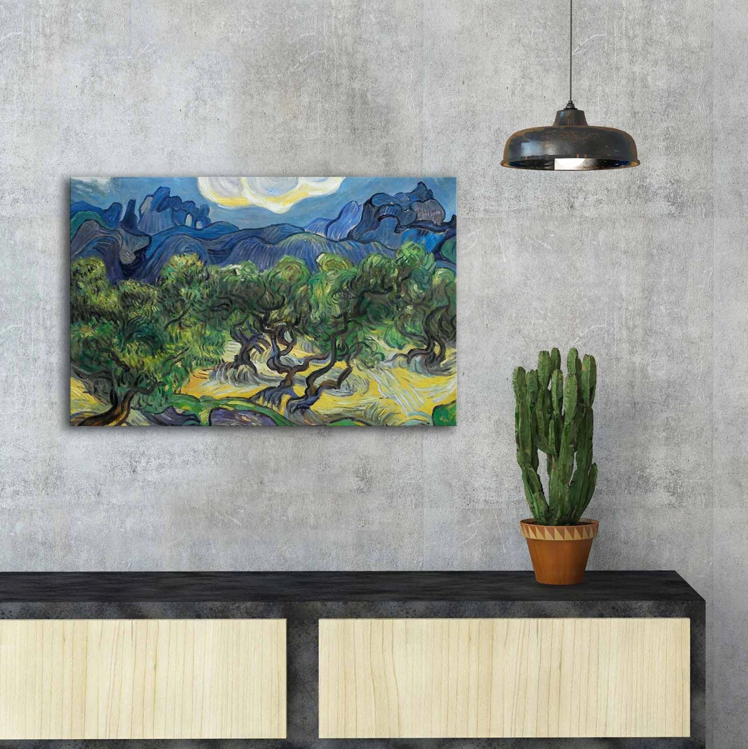 Pikturë muri GOBI FH4847, kanavacë e printuar, 70x3x45cm