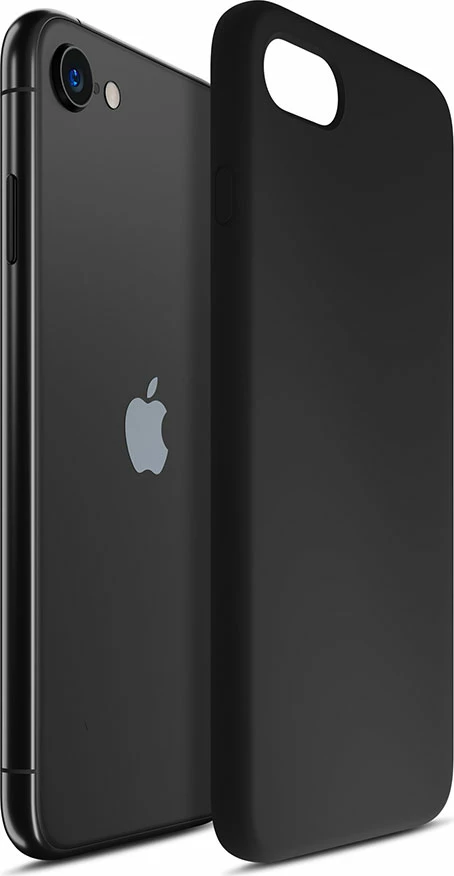 Mbështjellës silikon për celular 3mk, për iPhone 7/8/SE 2020/2022, i zi