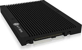 Konvertues SSD ICY BOX M.2 NVMe në 2.5" U.2, 64 Gbit/s, 2 TB, i zi