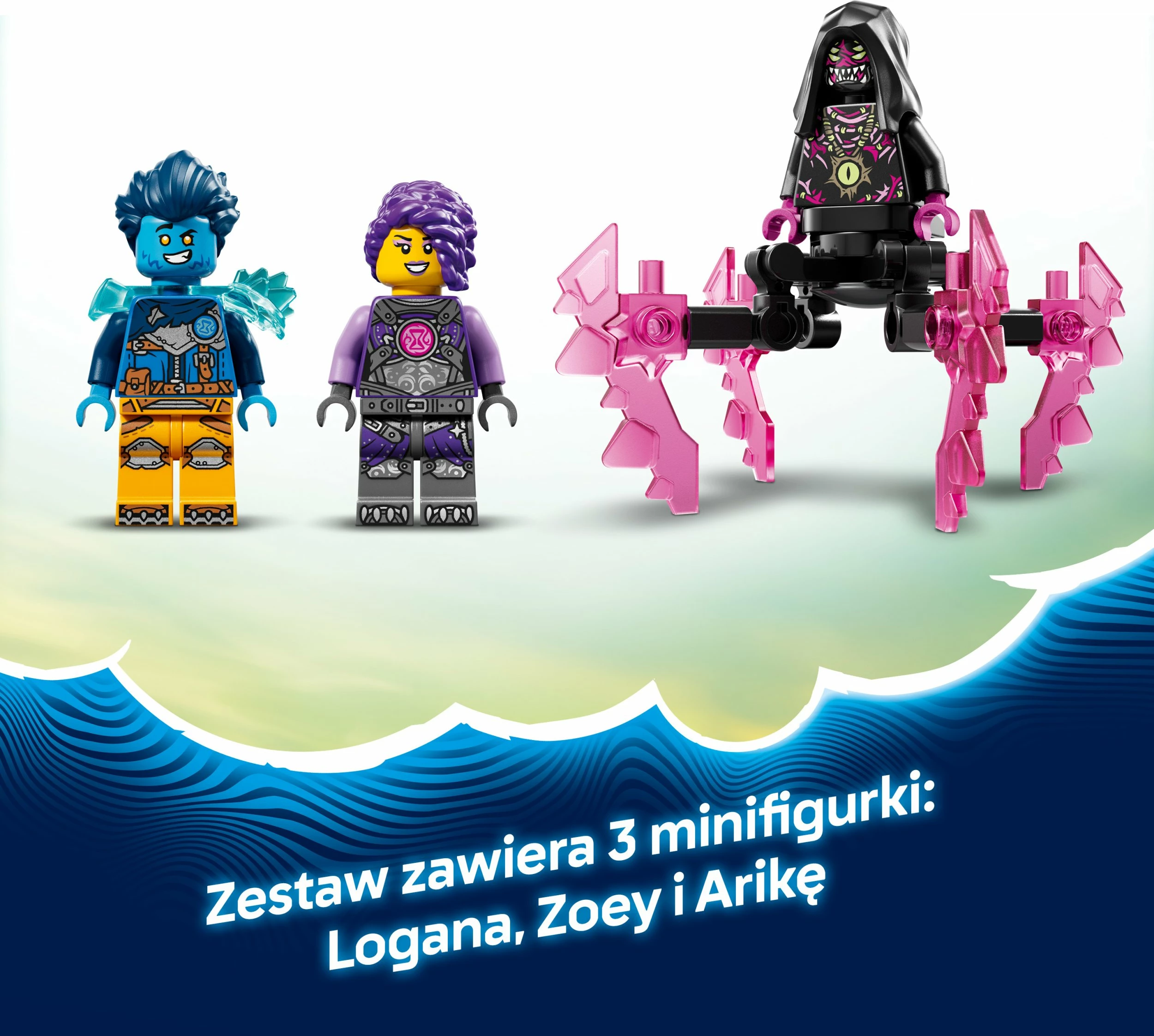Set ndërtimi LEGO DREAMZzz Crocodile Submarine 71512, 1107 copë, 2-në-1