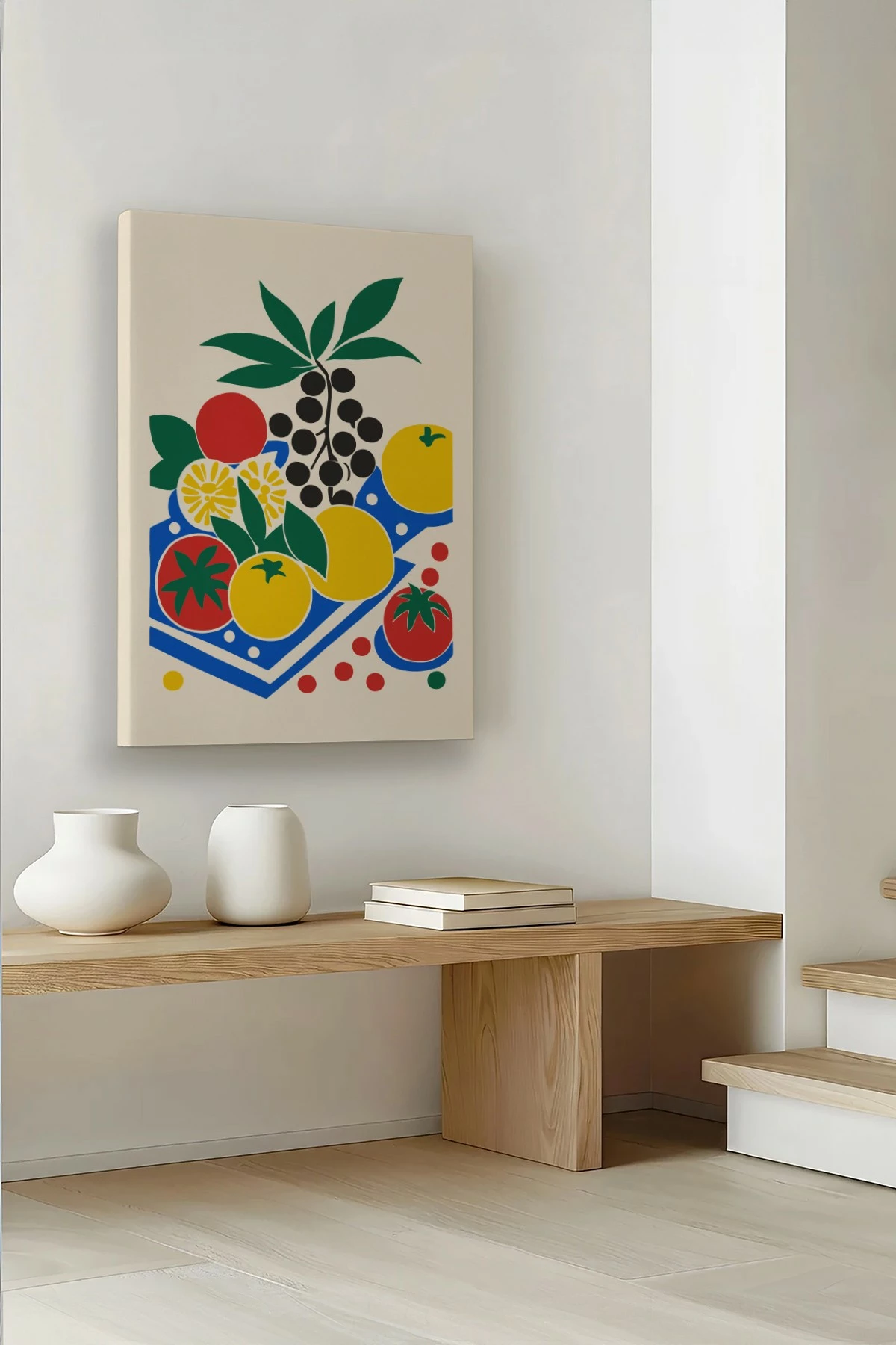 Pikturë dekorative në kanavacë, Wallity, Ersysb012, shumëngjyrëshe, 40x60cm