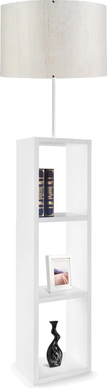 Llambë dyshemeje PWL-1100 E27 e bardhë D38x150cm