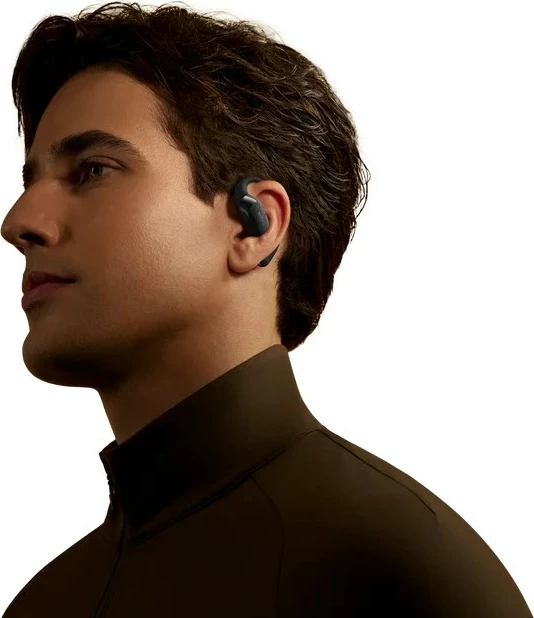 Kufje SHOKZ OpenFit 2+ wireless, ear-hook, për thirrje/muzikë, e zezë