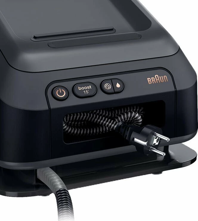 Hekur me gjenerator avulli Braun CareStyle 7 Pro IS 7286 BK 2700W 8 bar 2L, i zi