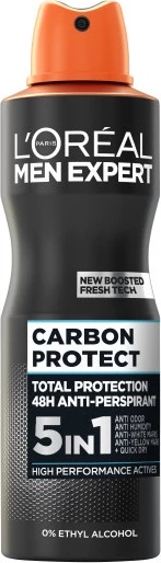 Deodorant spray për meshkuj L'Oreal Paris Men Expert Carbon Protect, 250ml
