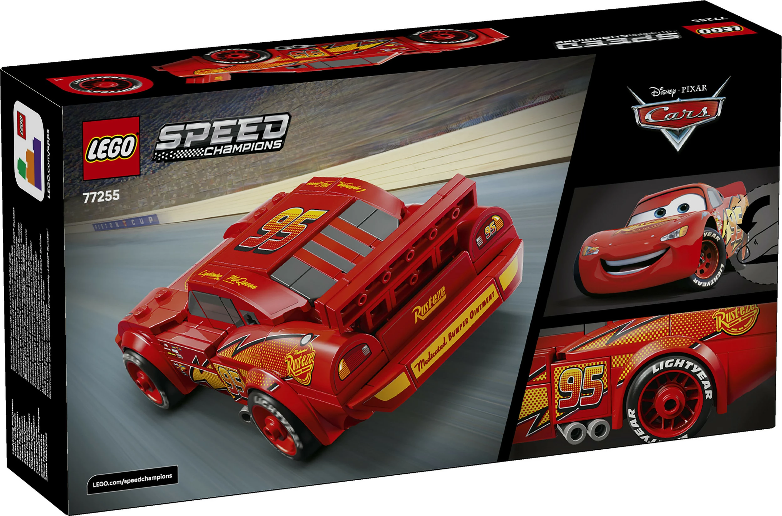 Set ndërtimi LEGO Speed Champions Lightning McQueen 77255, 270 copë, 9+ vjeç, shumëngjyrësh