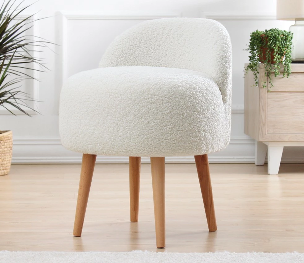 Puf Atelier del Sofa, Rufmee, ngjyrë e bardhë
