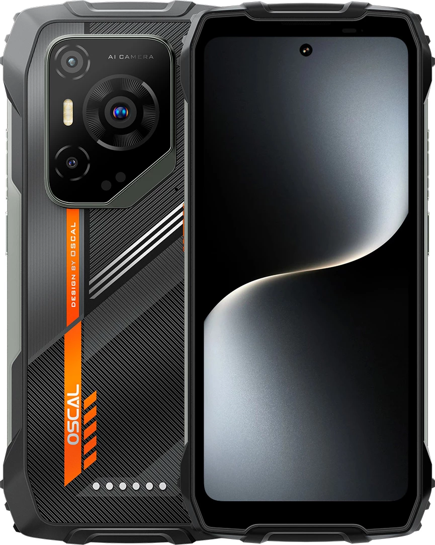 Celular Oscal Pilot 3 12GB/256GB 5G Rugged 7500mAh 6.78\" 120Hz, i zi