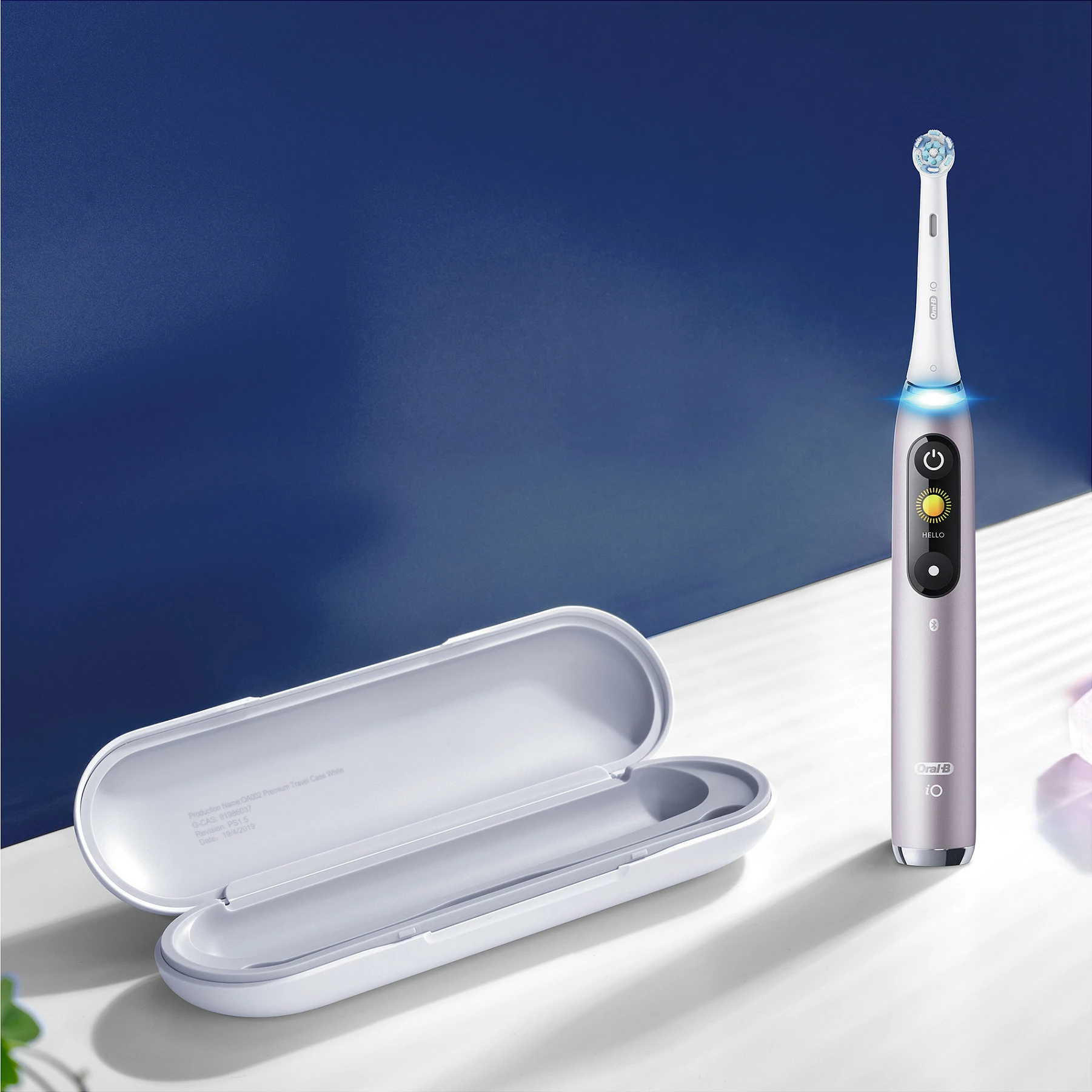 Furçë dhëmbësh elektrike Oral-B iO Series 9n, 6 mënyra, Bluetooth, me kuti udhëtimi, rozë