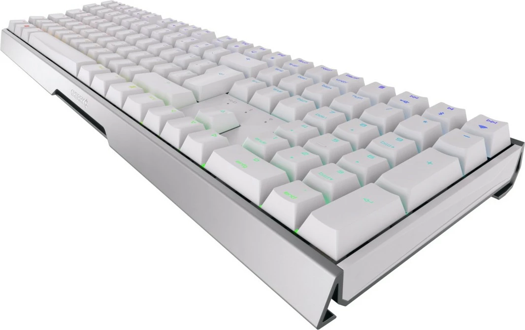 Tastierë mekanike Cherry MX 3.0S Wireless RGB, RF Wireless + Bluetooth, QWERTZ, e bardhë