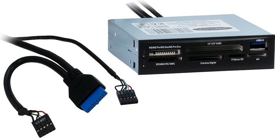 Lexues kartelash Inter-Tech CI-01, 3.5", USB 3.2 Gen 1, i zi