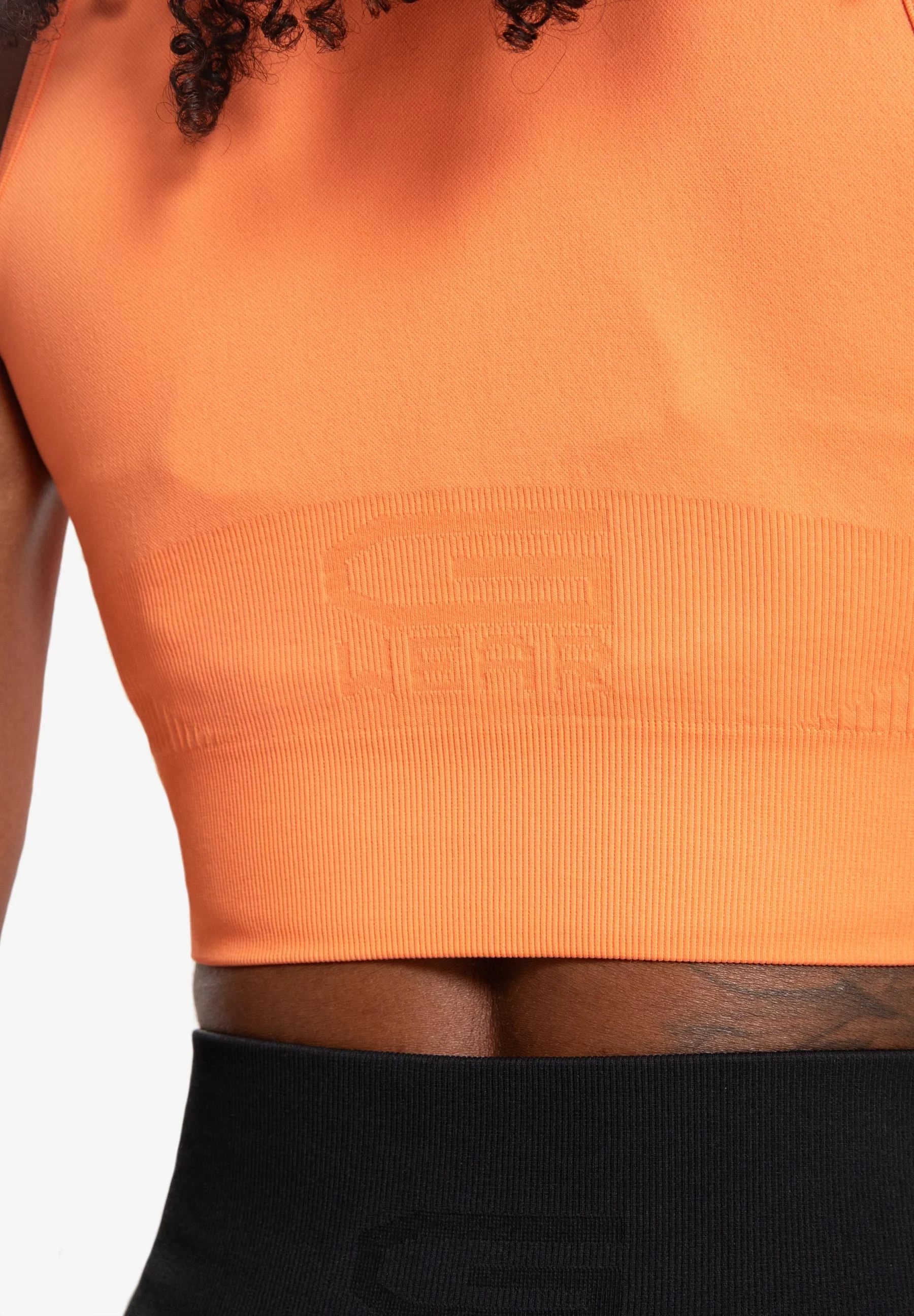 Olivia Seamless Crop Top - Peach [Madhësia: XS/S]