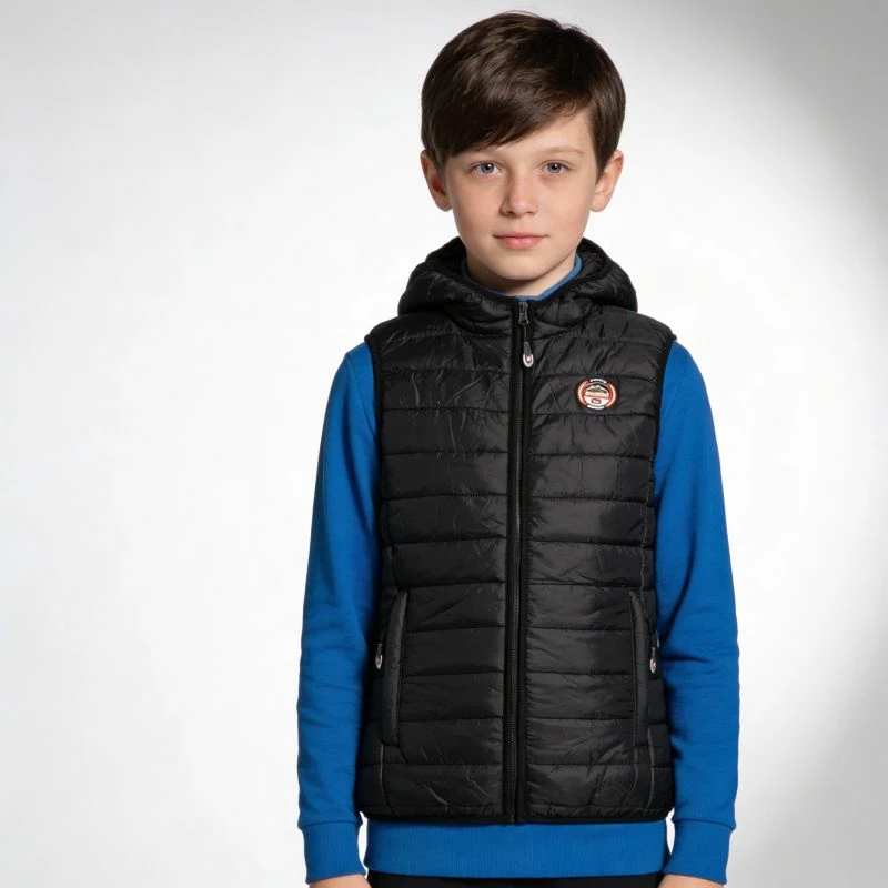Jelek për fëmijë Geographical Norway, i zi [Madhësia: 128]