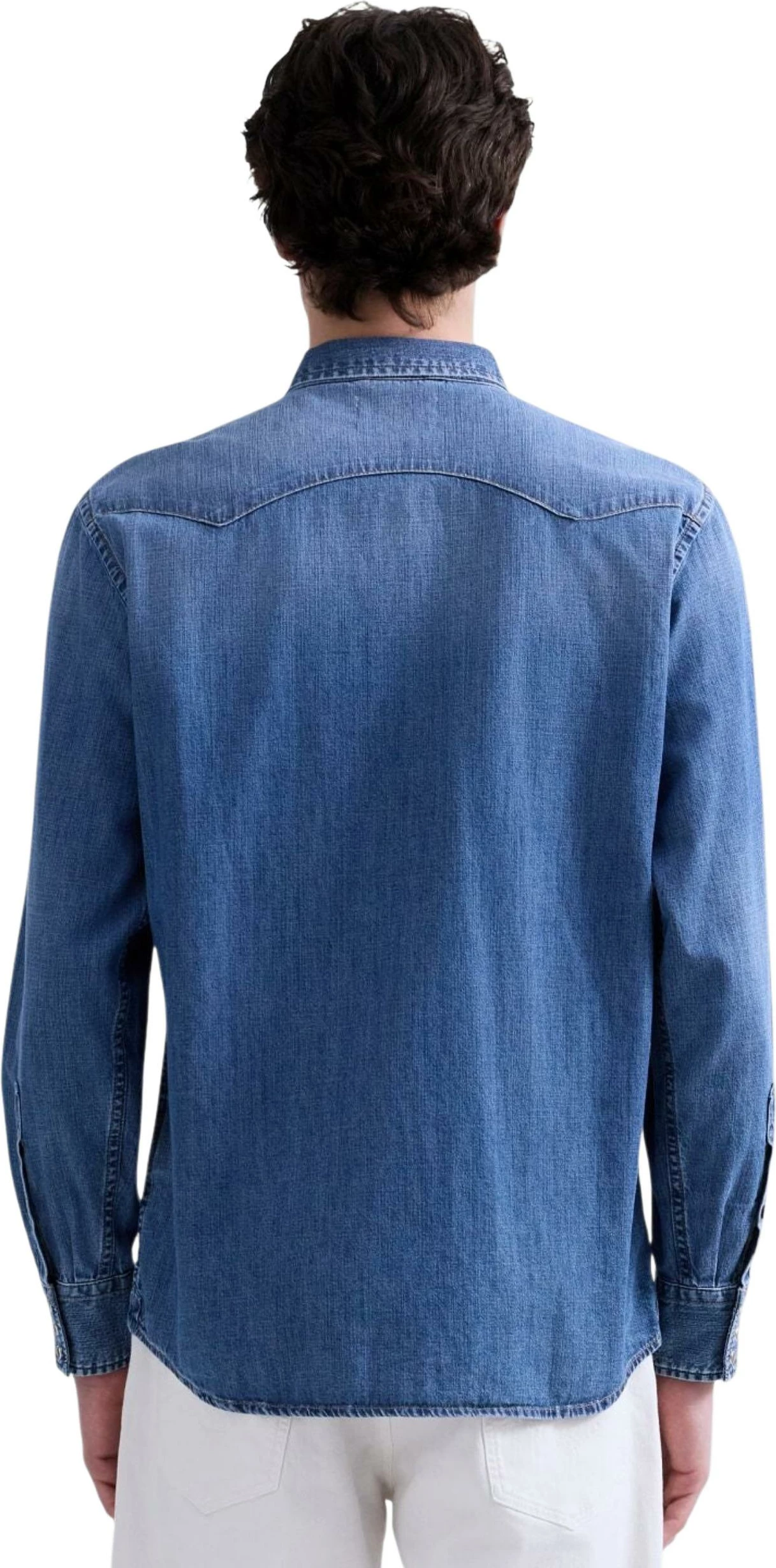 Këmishë për meshkuj Replay REGULAR M4023T.000.26C 10B, denim [Madhësia: XXXL]
