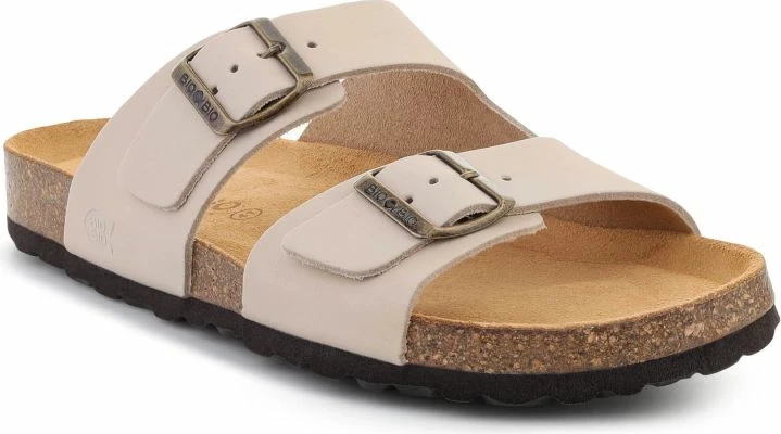Flip-flopa lëkure për femra Bio Bio Bobby Country Sepia