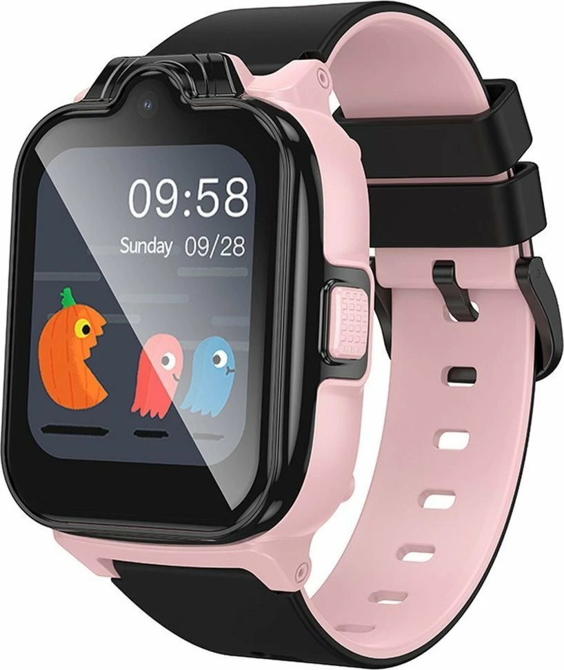 Smartwatch Hoco Y104, 4G thirrje, GPS, me kamerë, rozë