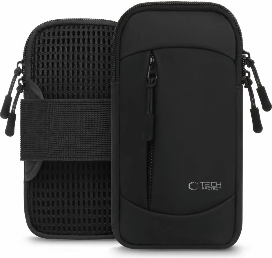 Mbështjellës krahu Tech-Protect M6 universal për celular, i zi