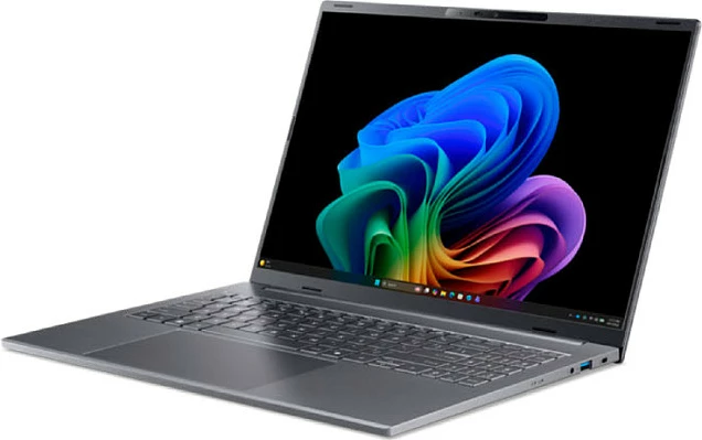 Laptop Acer Aspire 16 AI OLED A16-I71M-72MY, Core Ultra 7 355, 16GB RAM Memorje, 512GB SSD, 16" WUXGA, Windows 11 Home, Gri Çeliku