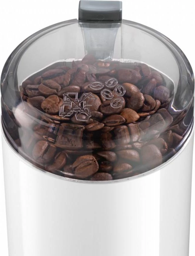 Mulli kafeje Bosch TSM6A011W 180 W, kapacitet 75 g, teh inox, Bardhë