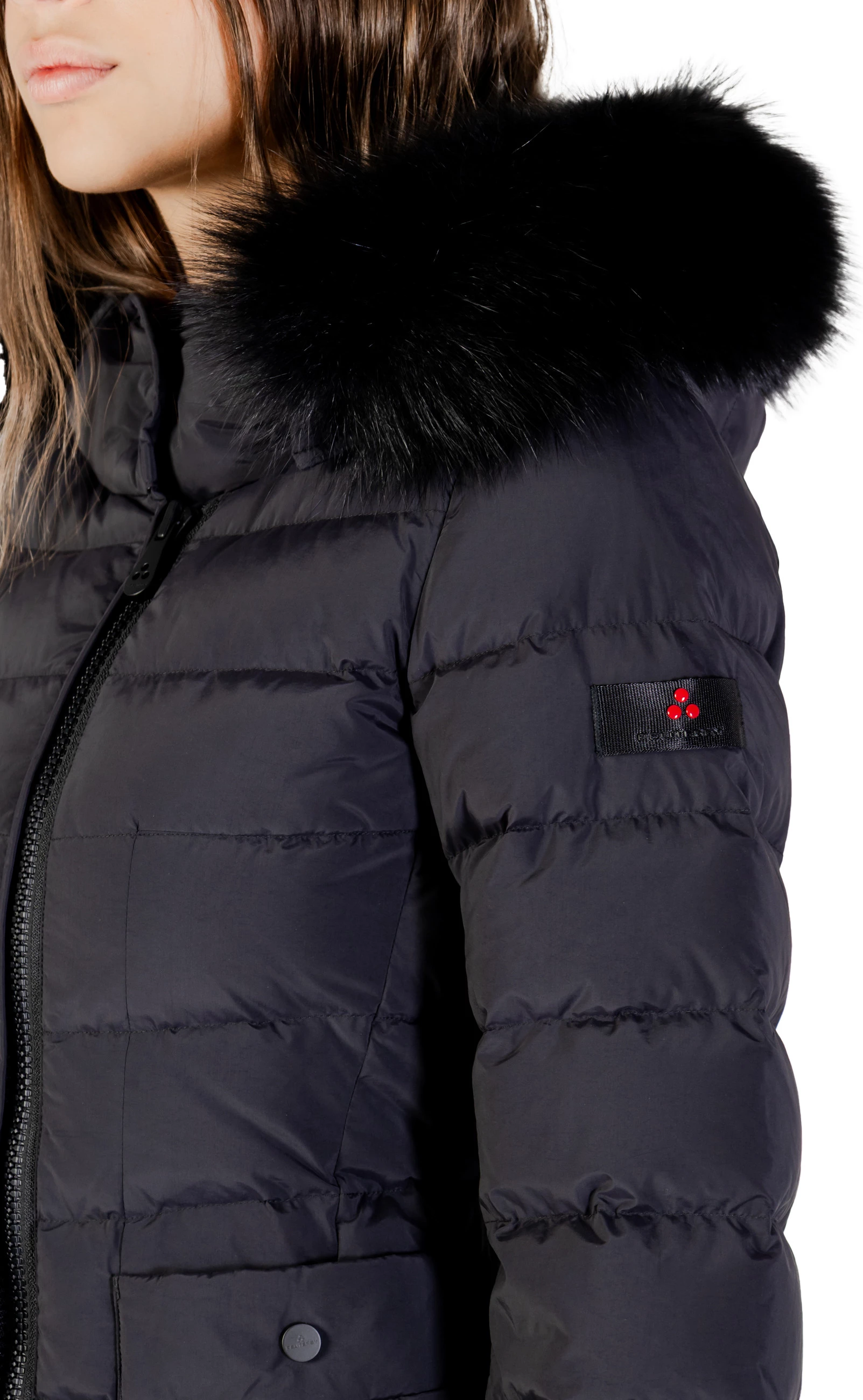 Pallto parka për femra Peuterey SERIOLA ML 06 FUR PED545801190986, e zezë [Madhësia: XL]