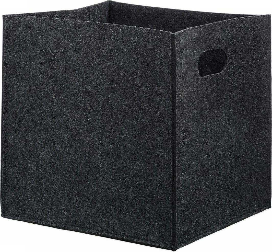Shportë organizuese prej fëlti, ngjyrë e zezë, Aberto Design, HMY-6366, 30x30x30cm