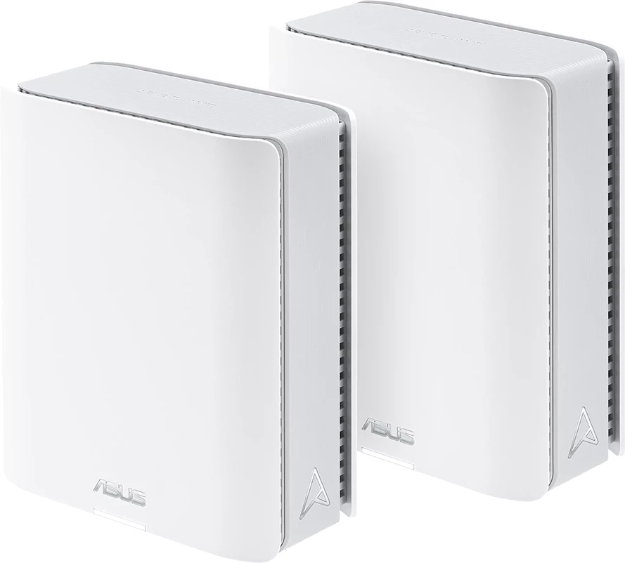 Router mesh ASUS ZenWiFi BT8 BE14000 WiFi 7 tri-band, 2.5G, 2 copë, i bardhë