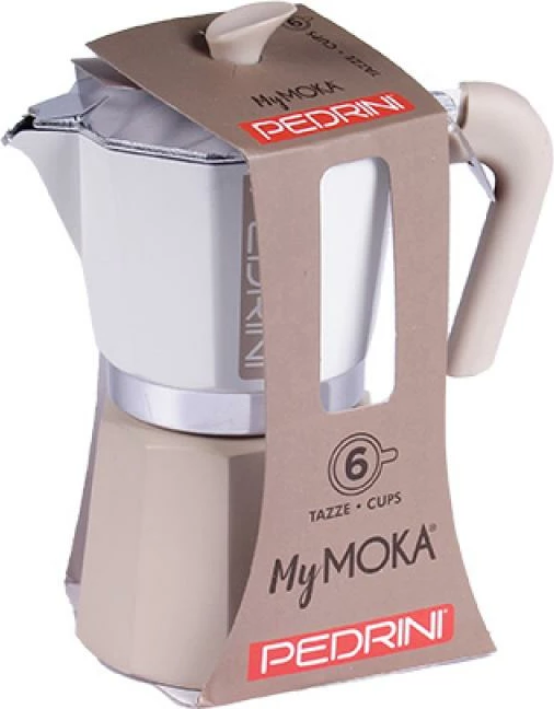 Aparat kafeje moka, Pedrini, MyMoka 6 cups (02CF169), alumin i lyer, Color 2025