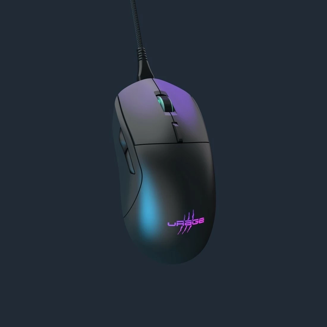 Maus gaming uRage Reaper 250, me kabllo, 6200 DPI, 6 butona, i zi