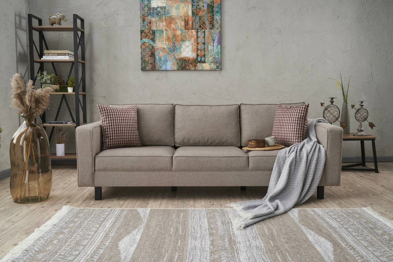 Divan treshe Atelier del Sofa, lino Kale, krem