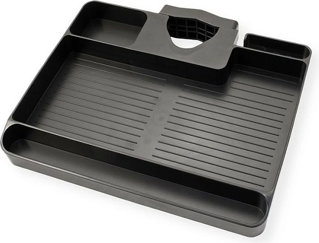 Raft organizues VALUE 17.99.1184 për shtyllë 30-48 mm, kapacitet 3 kg, 224 mm, i zi
