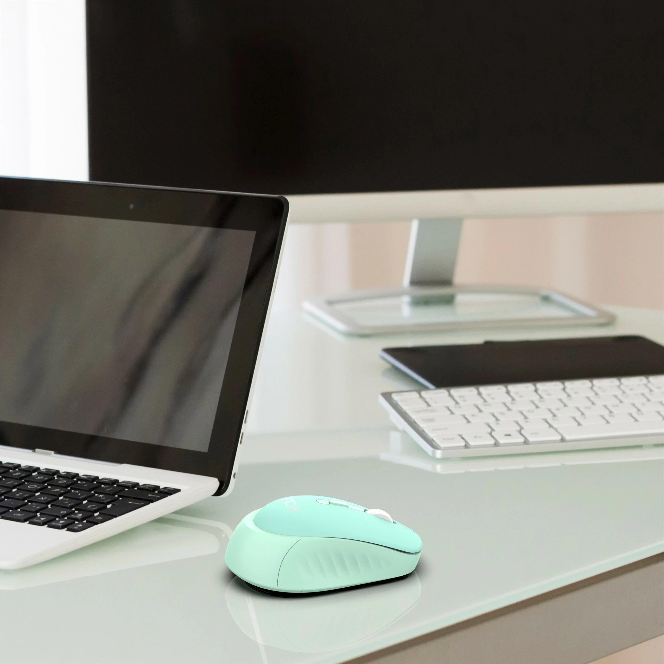Maus wireless INCA IWM-243RM, 1600 DPI, Candy Design, blau