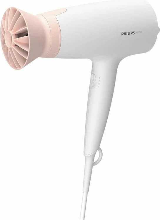 Tharëse flokësh Philips BHD300/00, e bardhë/rozë