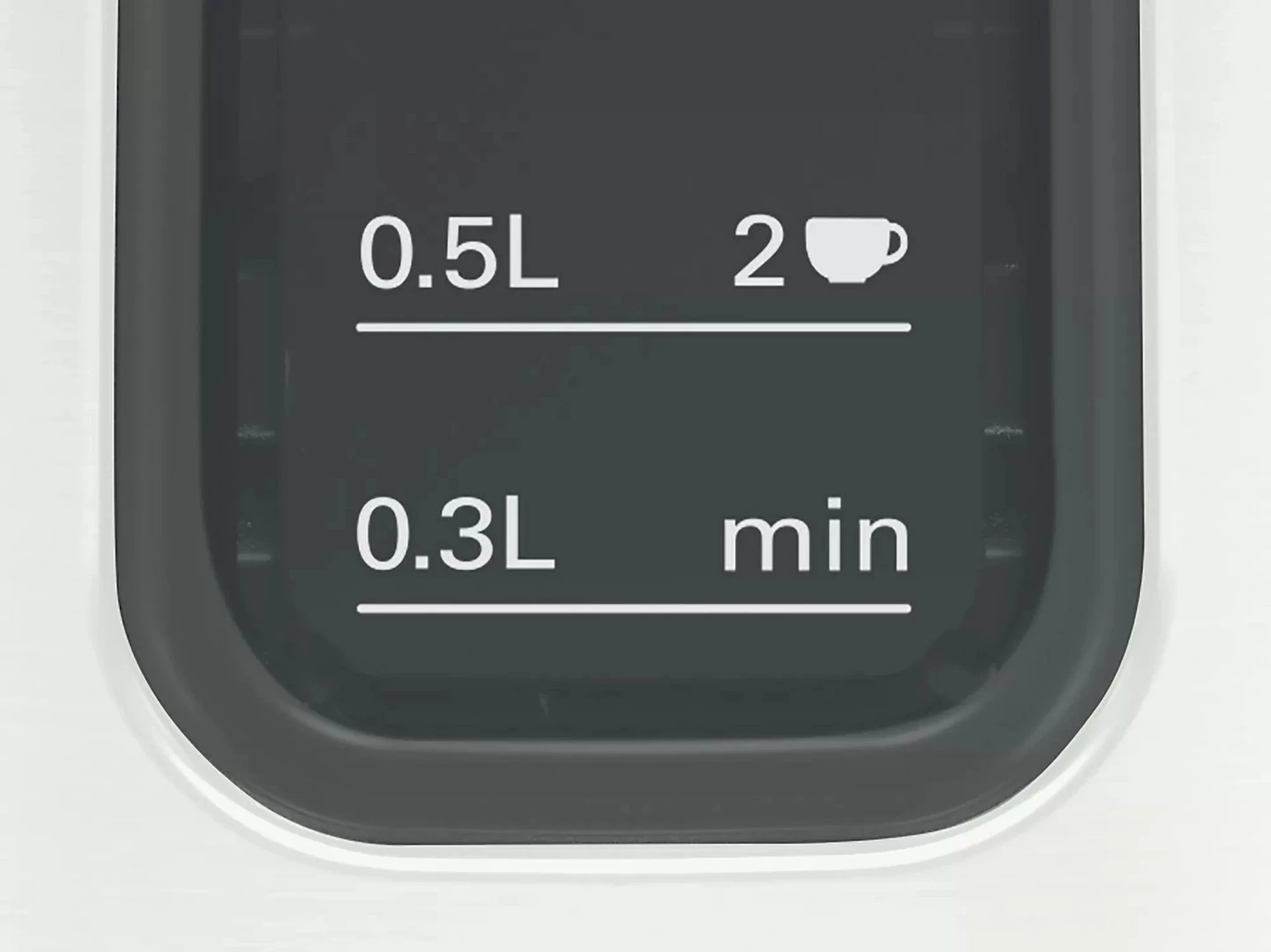 Vluese uji Bosch DesignLine, 1.7 L, 2400 W, e zezë