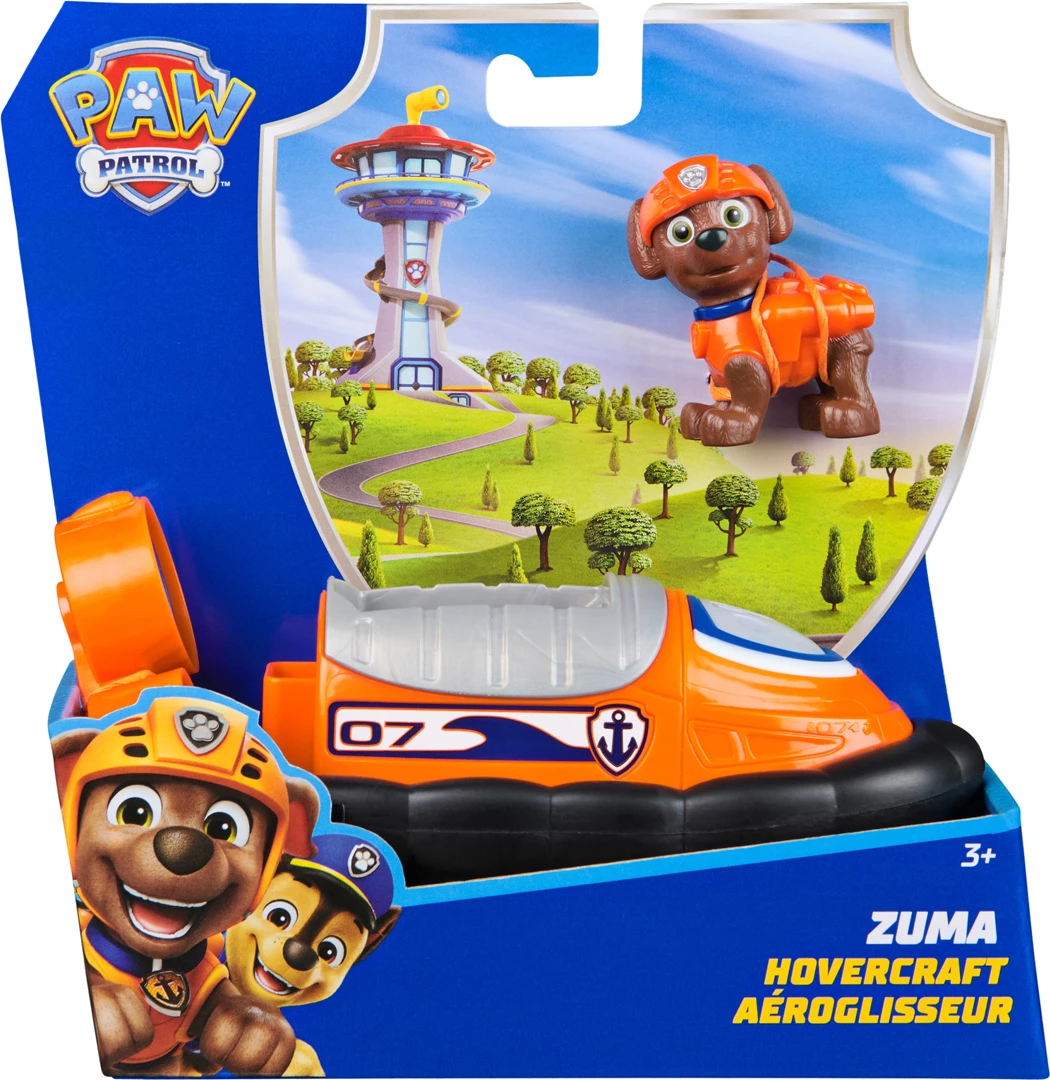 Paw Patrol Zuma's Hovercraft Vehicle and Figure