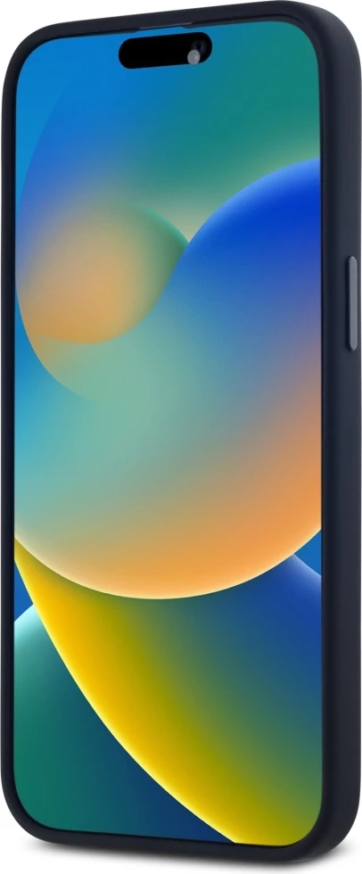 Mbështjellës Karl Lagerfeld Silicone Shadow Metal Initial MagSafe për iPhone 15 Pro Max, Zi