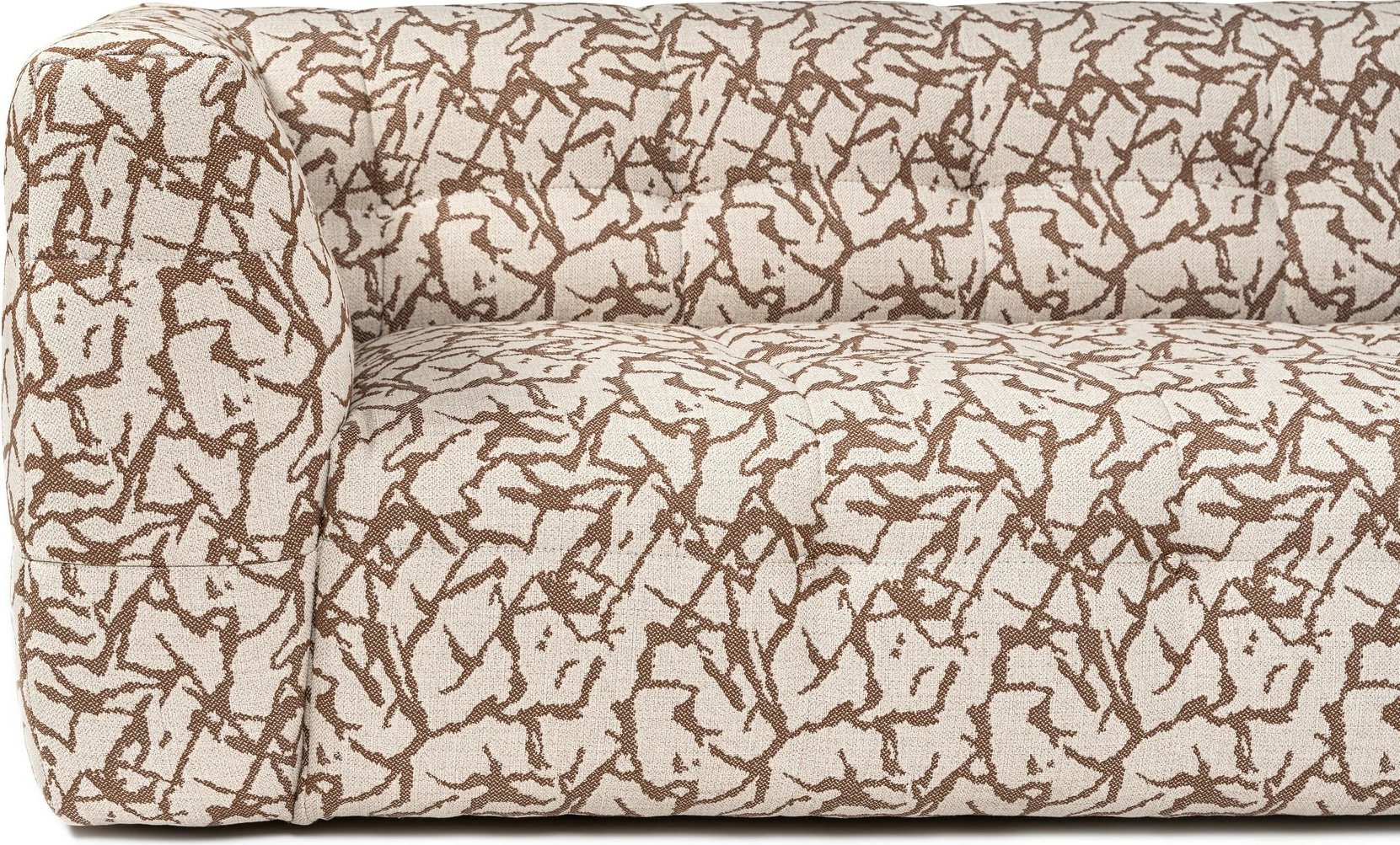 Divan treshe Atelier del Sofa, Cady, ngjyrë tan
