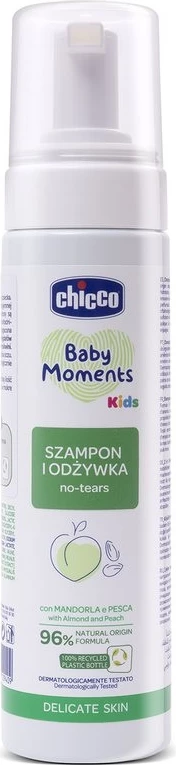Shampon dhe balsam për fëmijë Chicco Baby Moments unisex 150ml