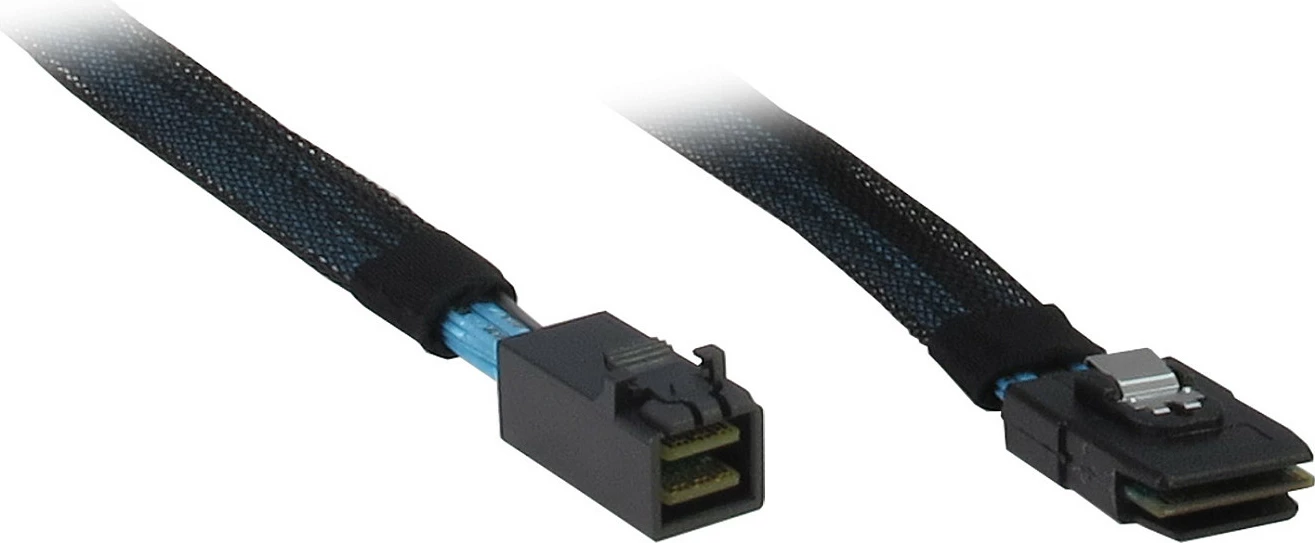 Kabel Inter-Tech SFF-8643 në SFF-8087, 0.75m