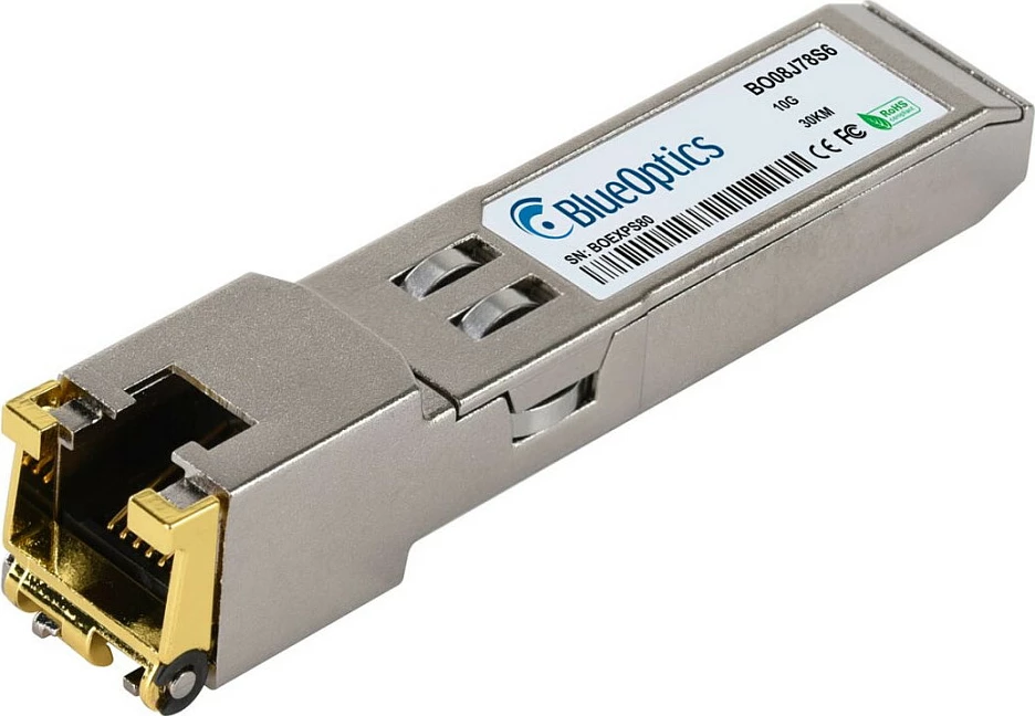 Modul transceiver SFP+ BlueOptics SFP-10G-T-DE, 10GBASE-T RJ45 30m