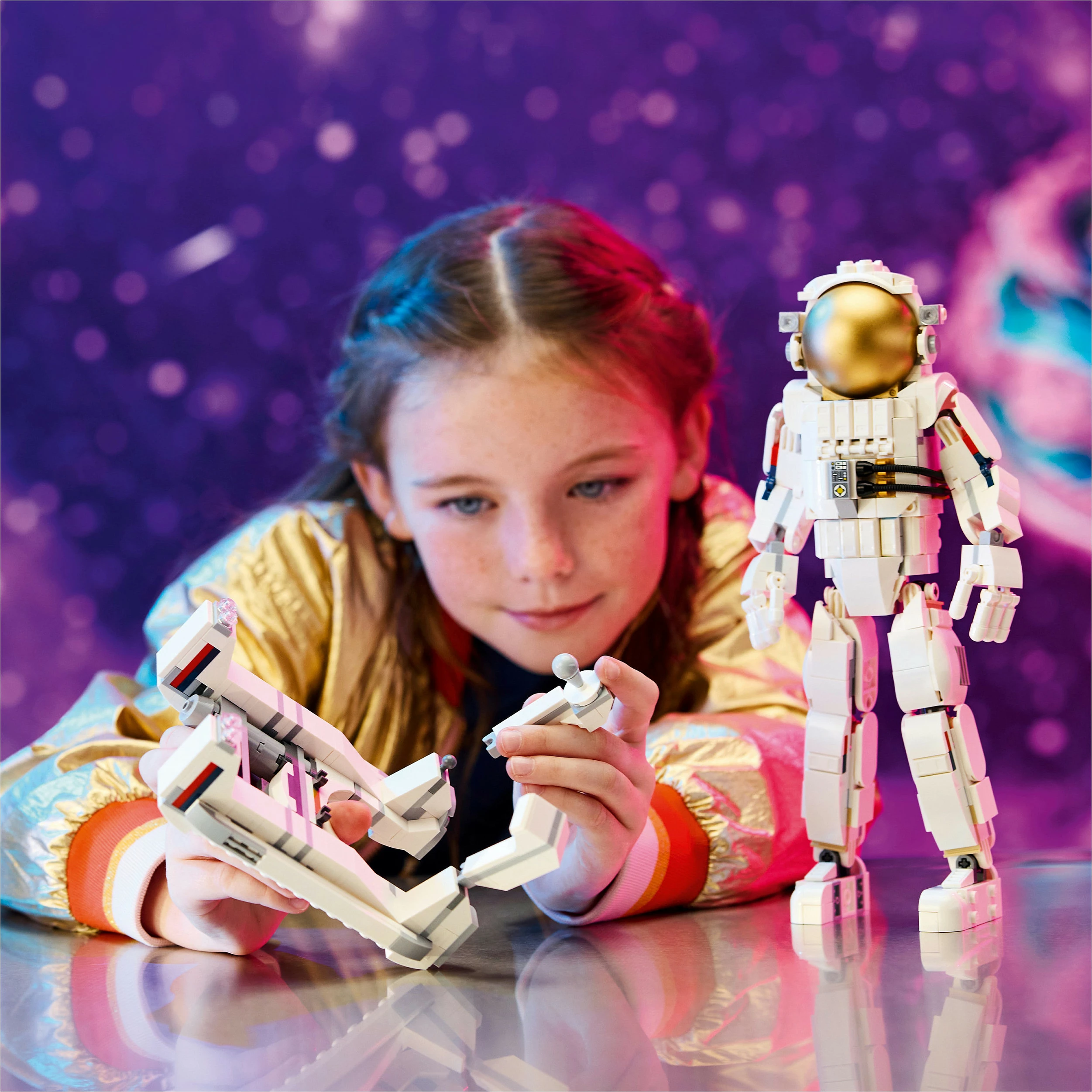 Set ndërtimi LEGO Creator 3in1 Space Astronaut 31152, 647 pjesë, multikolor