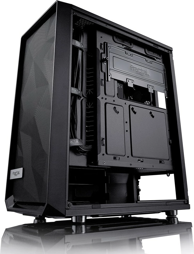 Kasë Fractal Design Meshify C, Midi Tower, ATX, ITX, micro ATX, E zezë